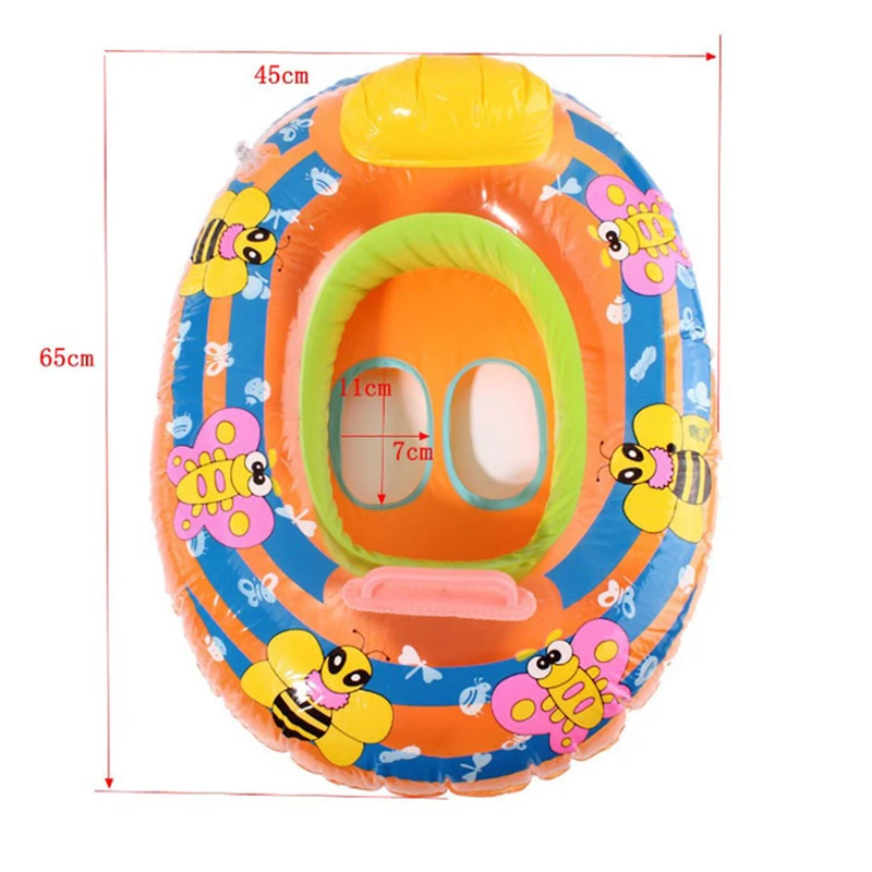 Детский надувной поплавок милый мультяшный рисунок плавательный бассейн для