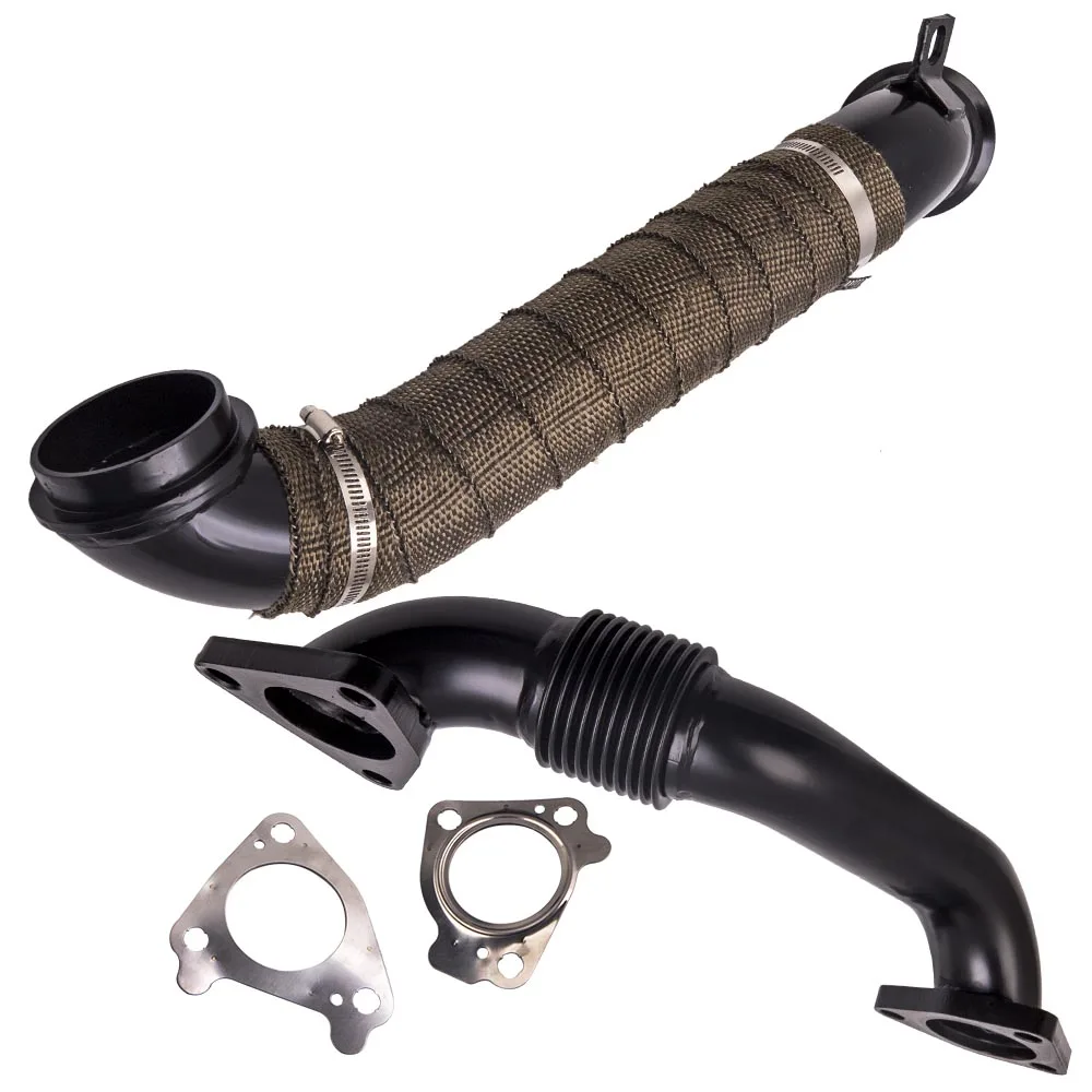 

3" Turbo Exhaust Downpipe Up-pipe for GMC 3500 4500 2001-2016 6.6L Duramax V8