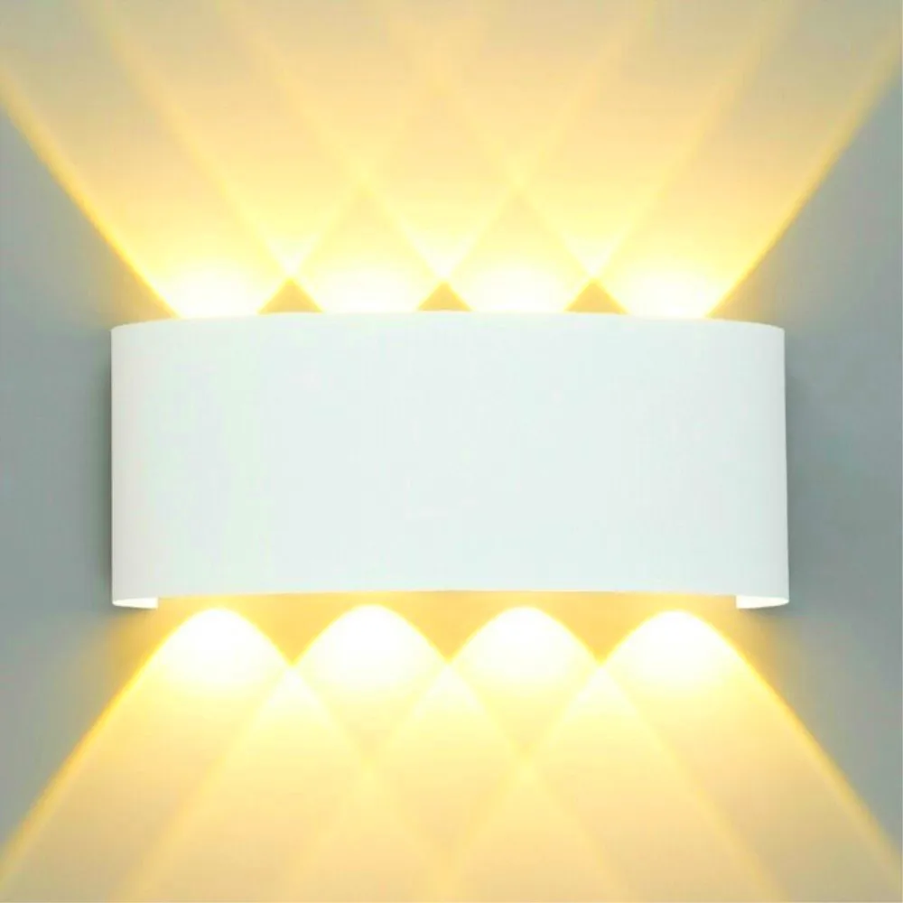 

IP65 светодиодный настенный светильник Открытый водонепроницаемый садовый светильник из алюминия AC86-265 Крытый спальня гостиная лестница нас...