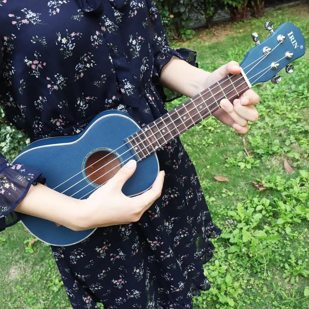 21 дюйм сопрано укулеле ель дерево 15 ладов четыре струны гитара + сумка тюнер