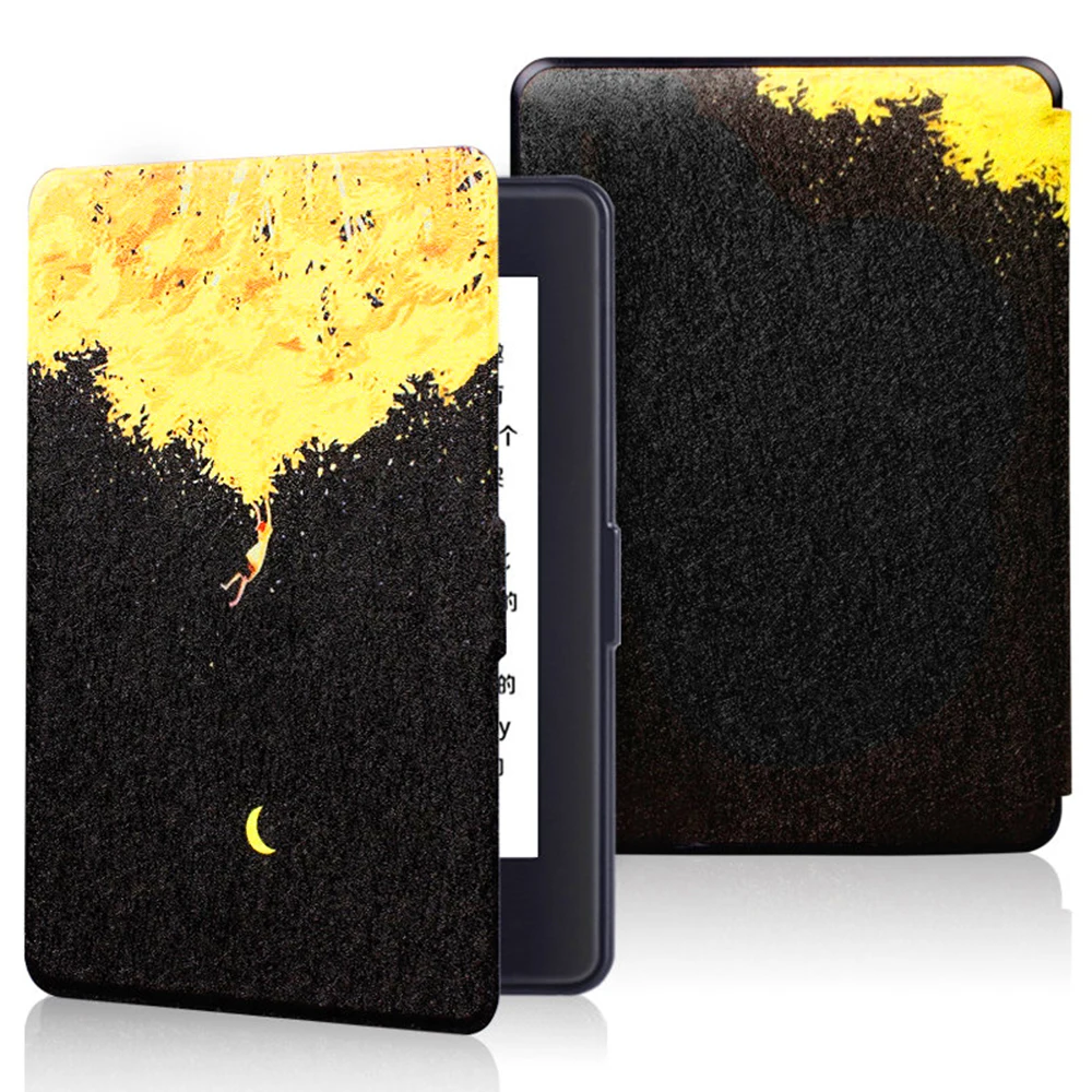 Новинка, умный чехол Kindle Paperwhite, ультратонкий Магнитный чехол из искусственной кожи, защитный чехол для Amazon Kindle Paperwhite 1/2/3 - Цвет: 12