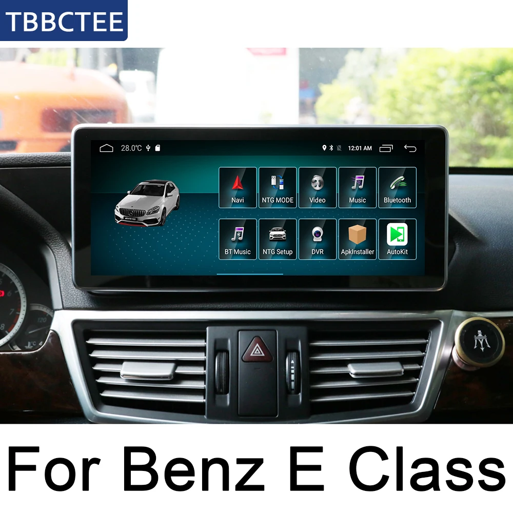 Для Mercedes Benz E Class 2014 ~ 2016 NTG мультимедийный плеер Android экран сенсорный дисплей