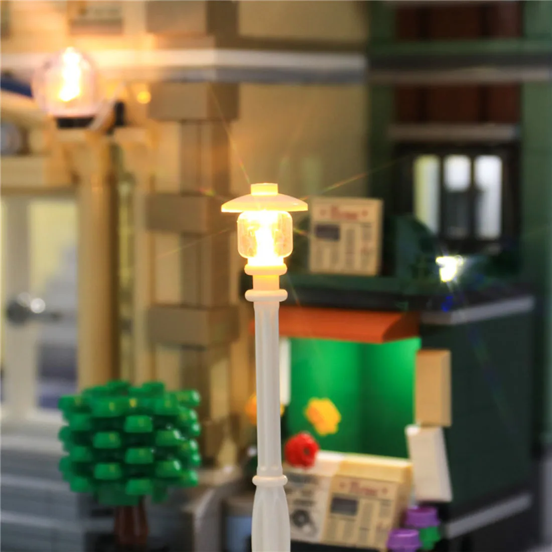 

DIY LED Lighting Kit Compatible with 10278 (LED Only, No Kit)