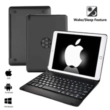 Новое обновление ультра тонкий IPad Pro 9,7 планшетный ПК Bluetooth клавиатура AIR 2 Беспроводная Bluetooth откидная клавиатура