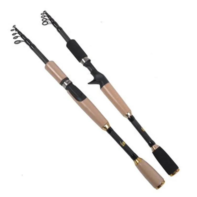 Portable 99% Carbon Fiber Telescopic Fishing Rod 1.8m/2.1m/2.4m/2.7m Sea Rods Telescopic Fishing Pole Lure Spinning Rod