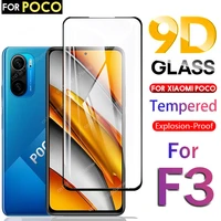 9d full cover tempered glass for xiaomi poco x3 pro nfc screen protector poco m3 pro f2 f3 x3pro x3nfc f3 gt 5g protective film