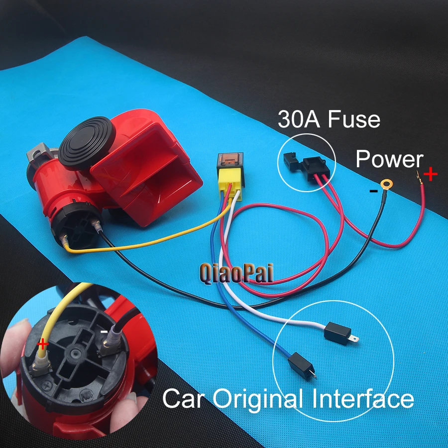 Автомобильный Универсальный 12 в воздушный гудок для автомобиля 150 дБ