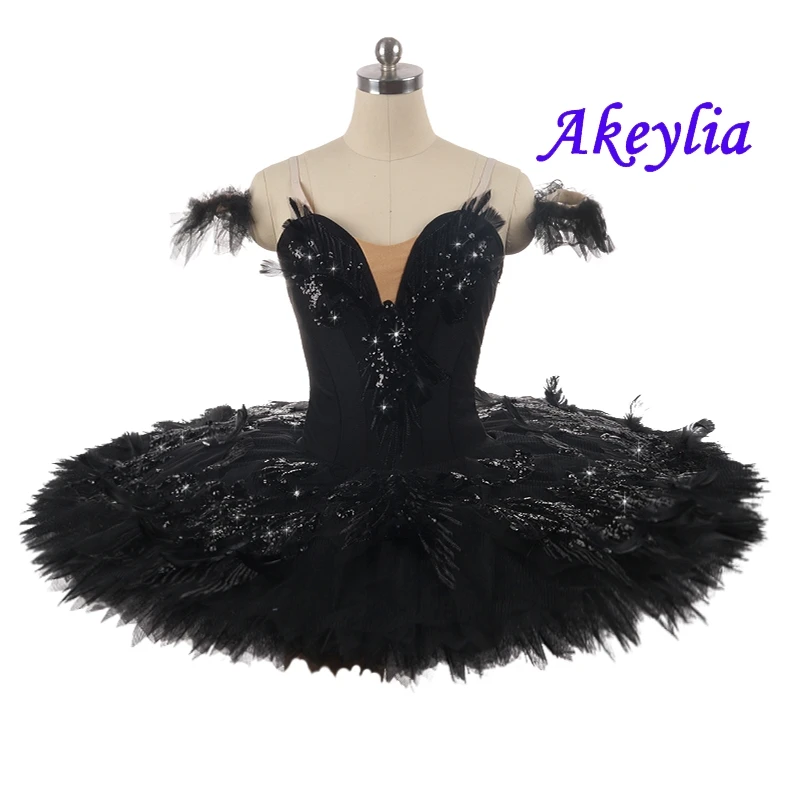 

Black Swan Tutu professional Women Swan Lake pancake Girls Ballet Tutu White Swan Adult White Tutu For Competition Costume Dress