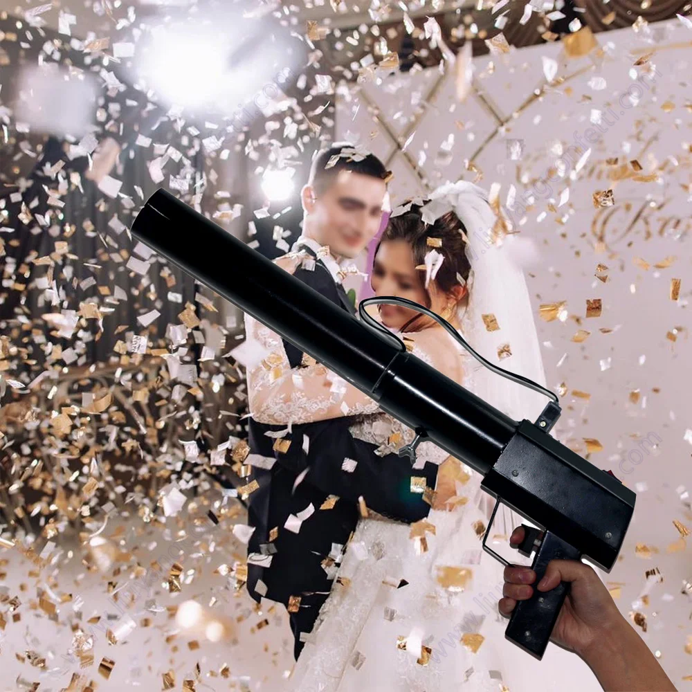 Confetti Gun Handheld Cannon Stage Machine Wedding Party Celebration Effect Blaster Paper Blower Shot Profession Dj Bar Mini Co2 | Дом и сад