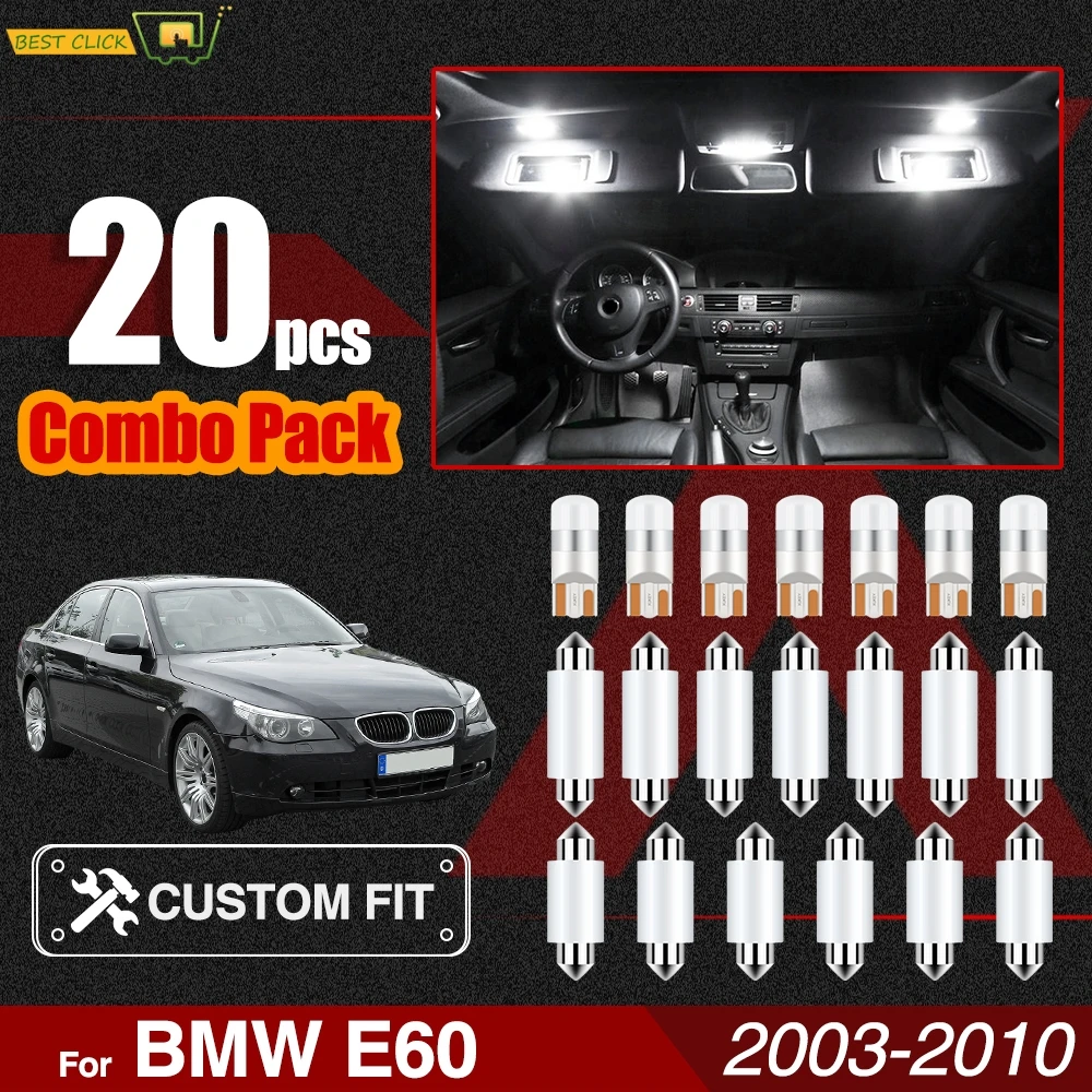 Xukey T10 W5W 194 168 C5W для BMW E61 E60 M5 528i 535i 540i 520d 525d внутренние Автомобильные светодиодные