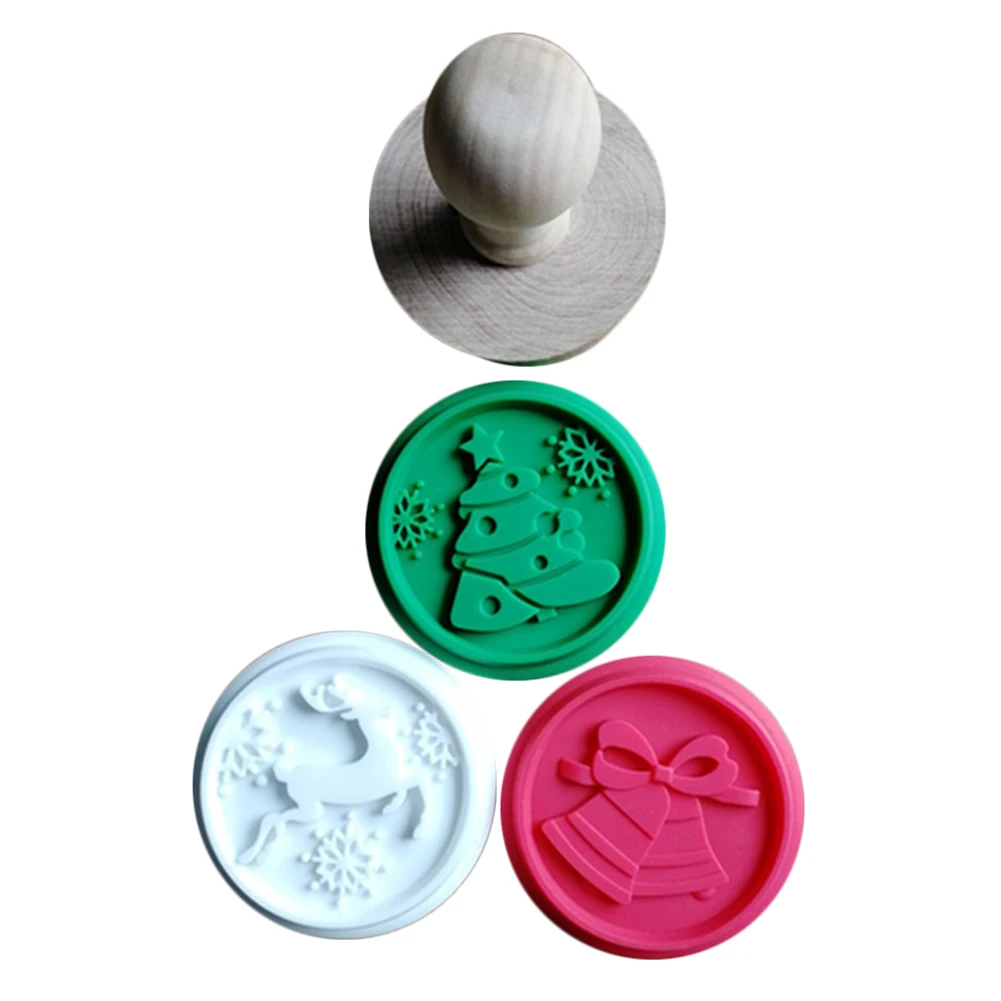 Рождество 1 набор силиконовые DIY штампы печенья помадка прессформы тиснение