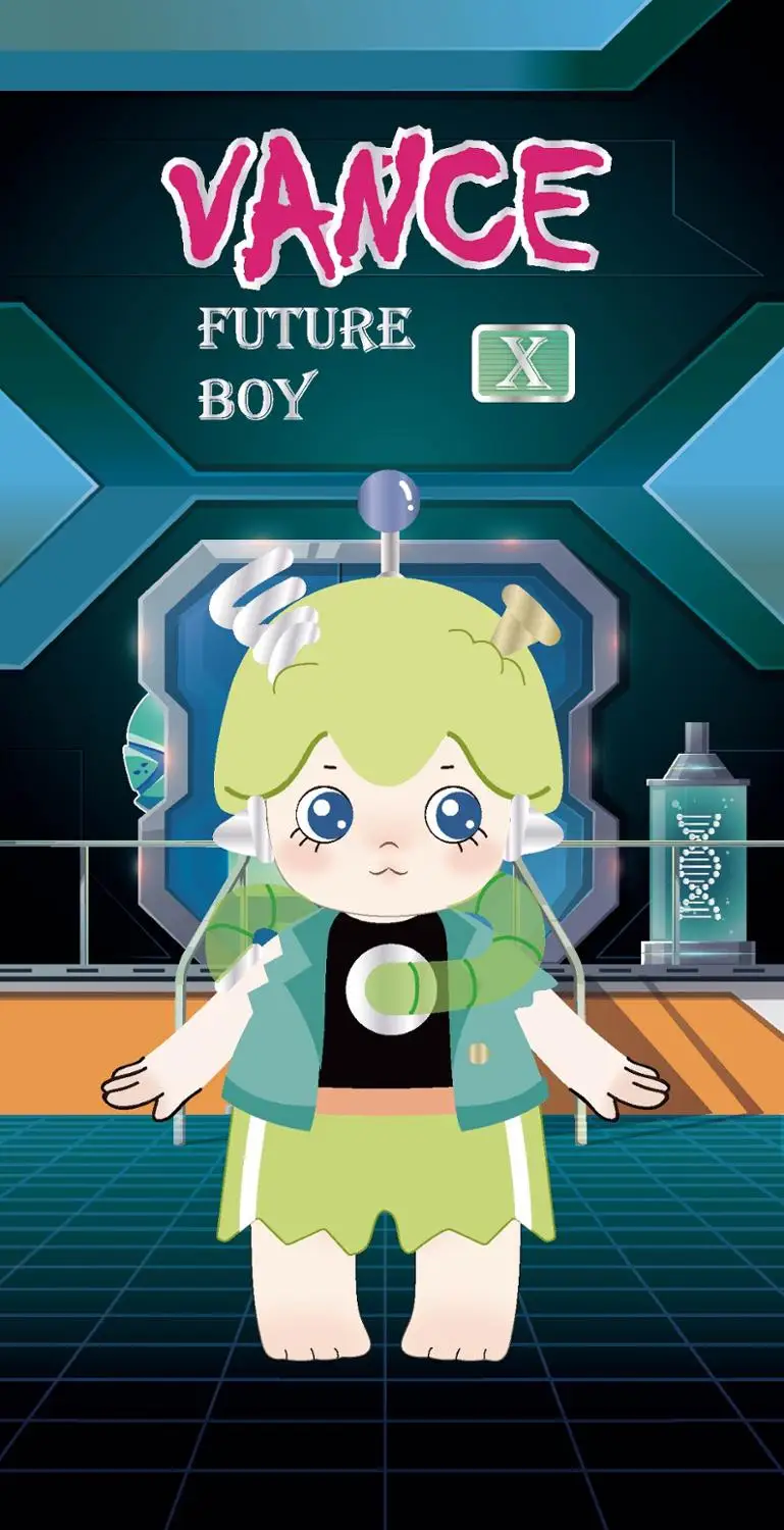 

Cute Blind Box Genuine Future Boy Series Tide Play Kid Doll Computer Desktop Decoration Birthday Gift Gift Box Decoration