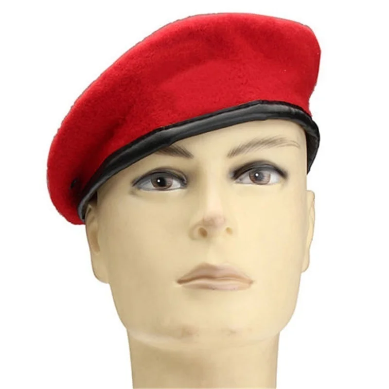 Unisex Fashion Vintage Solid Woolen 