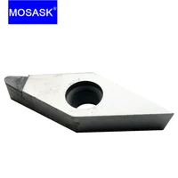 mosask 1pcs vcgt 1103 1604 pcd cnc lathe machining copper aluminum finish machining tungsten carbide diamond tips inserts