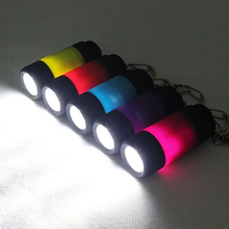 Портативный светодиодный мини светильник с брелоком USB Перезаряжаемый Карманный