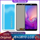 Оригинальный ЖК-дисплей 6,0 дюйма для Samsung Galaxy J6 + J610 J610FN J610F, сменный ЖК-экран для Samsung J6 Plus, экран дисплея