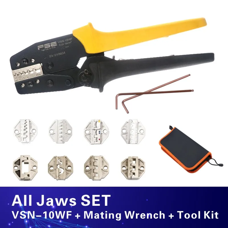 VSN All Jaws FSE HSC8 6-4 6-6 обжимной инструмент обжим kablo kesici плоскогубцы Кабельные инструменты обжимные плоскогубцы кусачки crimpador мини плоскогубцы - Цвет: VSN All Jaws