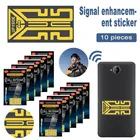 Усилитель телефонного сигнала для использования вне помещения, 10 шт., усилитель телефонной антенны Gen X, наклейки, инструменты для кемпинга, мобильный телефон для использования на открытом воздухе, кемпинга