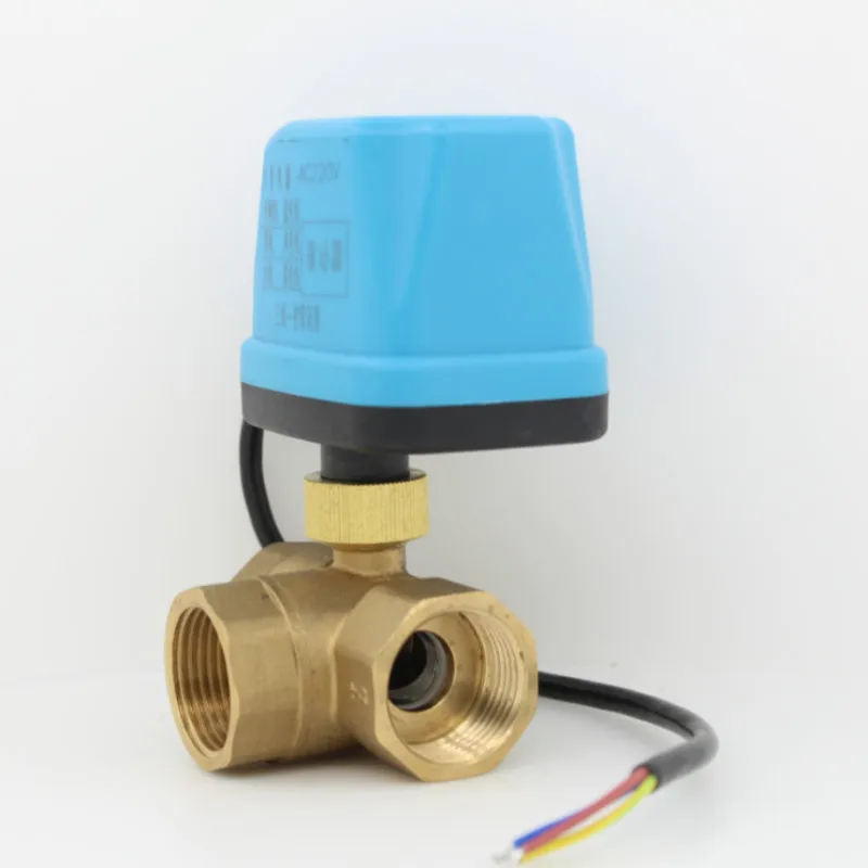 3 ходовой латунный клапан 220 В переменного тока 5 в постоянного 12 24 электрический