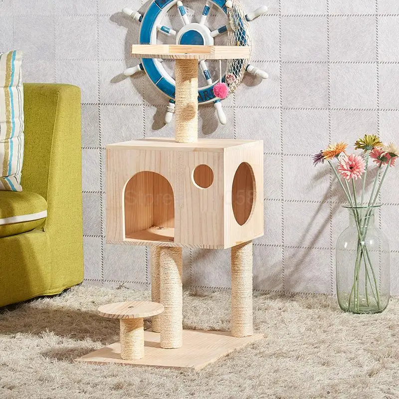 Поставка игрушек для домашних животных твердая деревянная доска скалолазания