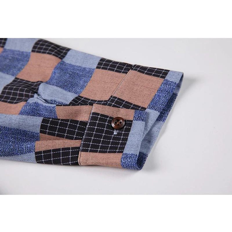 

Streetwear Oversized Plaid Blouses And Shirts Long Sleeve Retro Japanese Style Tops Women 2021 Fashion Cardigan Relax BF Blusas