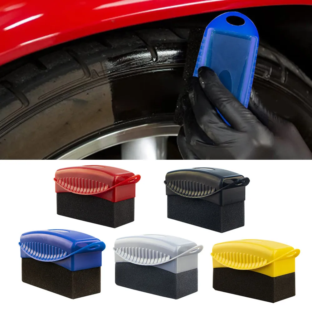 

Sponge Brush 1PCS Car Tire Wheel Waxing Polishing Sponge Washing Cleaning Brush High Density Polyester Cotton