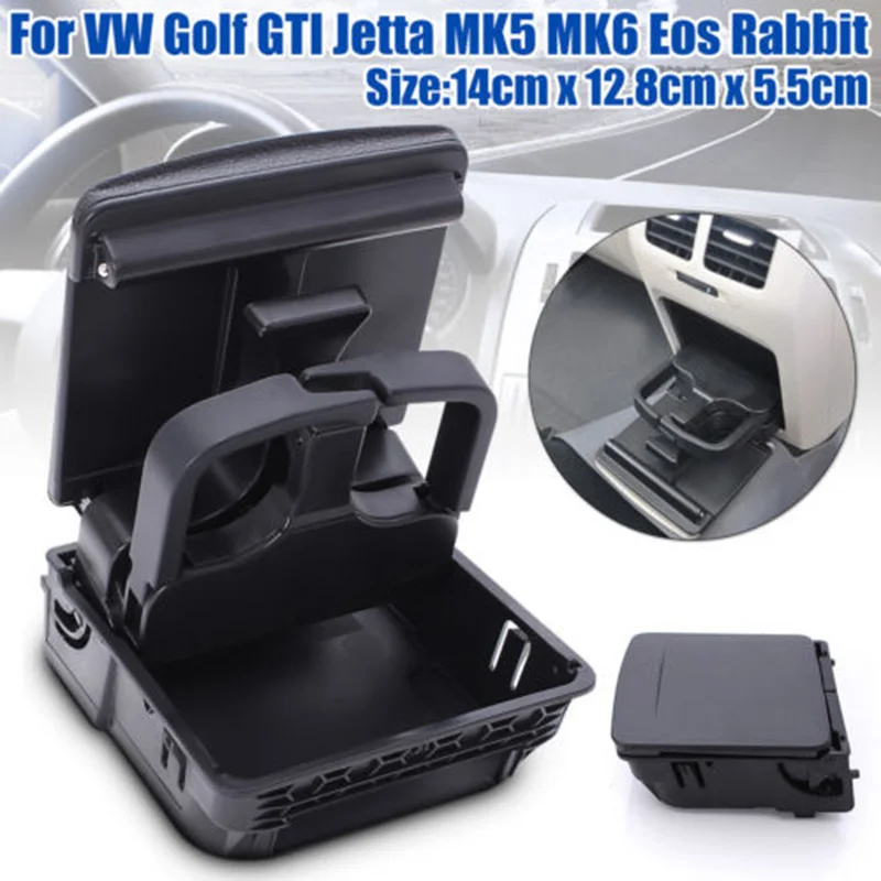 Задняя подлокотник центральная консоль подстаканник для VW Jetta Golf GTI MK6 MK5 EOS RABBIT