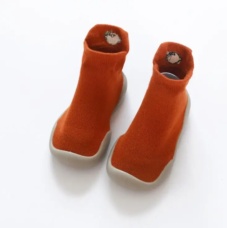 Brick red Детская одежда для маленьких детей; обувь для fuit обувь носок; домашние тапочки; носки; 0-4years 5 размеров tz05 - Цвет: Brick red