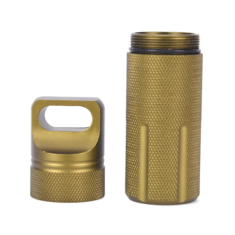 EDC водонепроницаемый контейнер для капсул сухой держатель таблеток герметичная