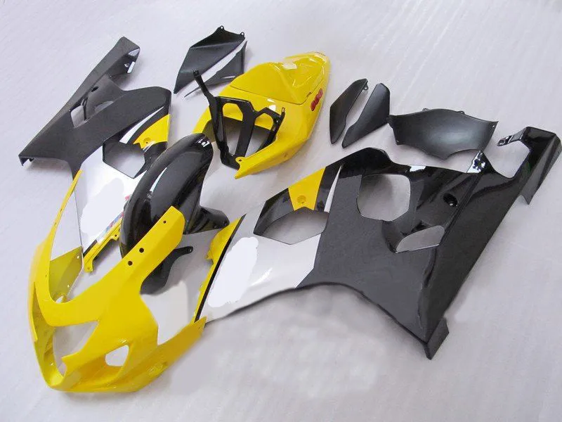Обтекатель мотоцикла комплект для GSXR600 750 K4 04 05 GSXR 600 GSXR750 2004 2005 ABS Топ желто черные