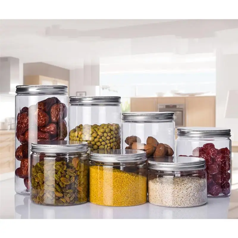 6 шт. кухонные контейнеры для хранения пищевых продуктов|Бутылки банки и коробки|
