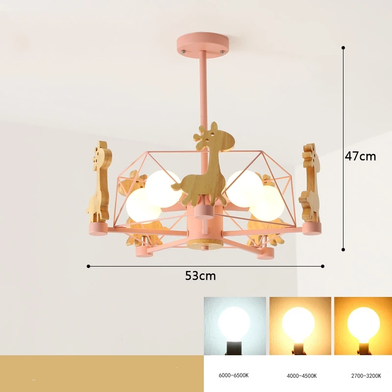 Животное люстра олень освещение Современные светодиодные люстры Деревянные