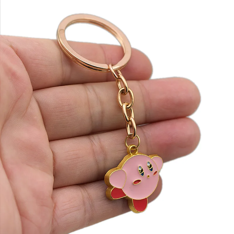 

Card by Gold Key Chain Pink Cute Keyring Gift Car Bag Pendant Metal Fashion Game Hot-Selling Keychains New Four -Color Star