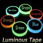 1 м яркая светящаяся лента Ночная флуоресцентная светящаяся предупредительная наклейка для автомобиля мотоцикла велосипеда Декоративные наклейки для сцены