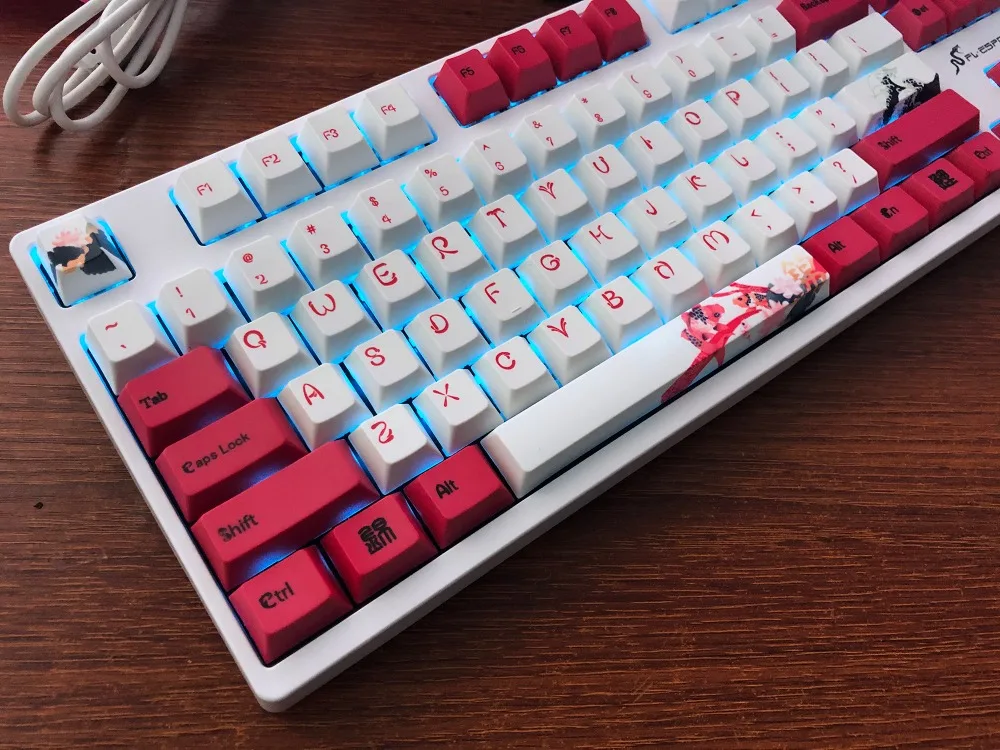 Карп keycap 108/130 клавиш PBT Вишневый профиль краситель-сублимированный MX Переключатель для механической клавиатуры keycap только keycap