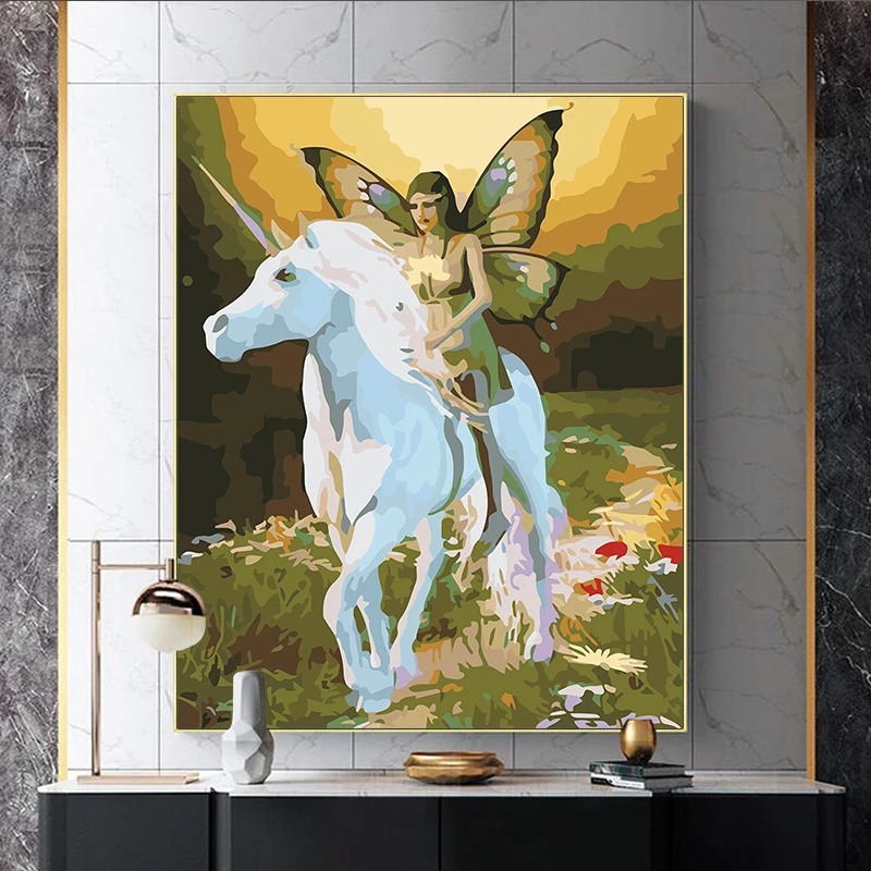 Художественная живопись по номерам бабочка крыло эльф сексуальная красота масло