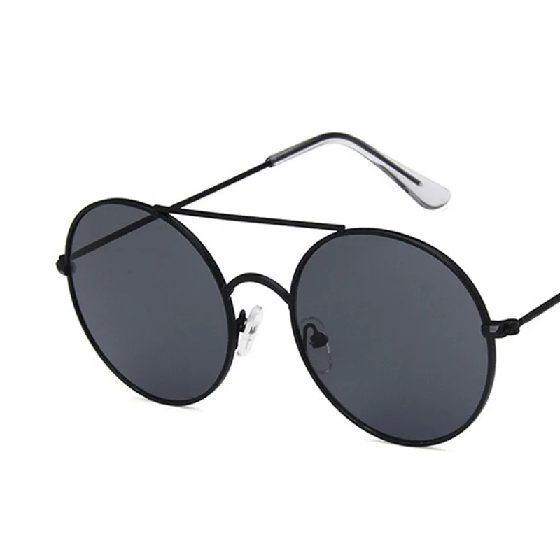 

Large Frame Orange Sunglasses Women Retro Metal Round Eyeglasses Transparent Ocean Glasses