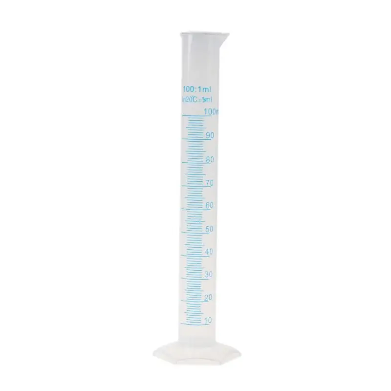 

P82F Measuring Cylinder Laboratory Test Graduated Liquid Trial Tube Jar Tool New