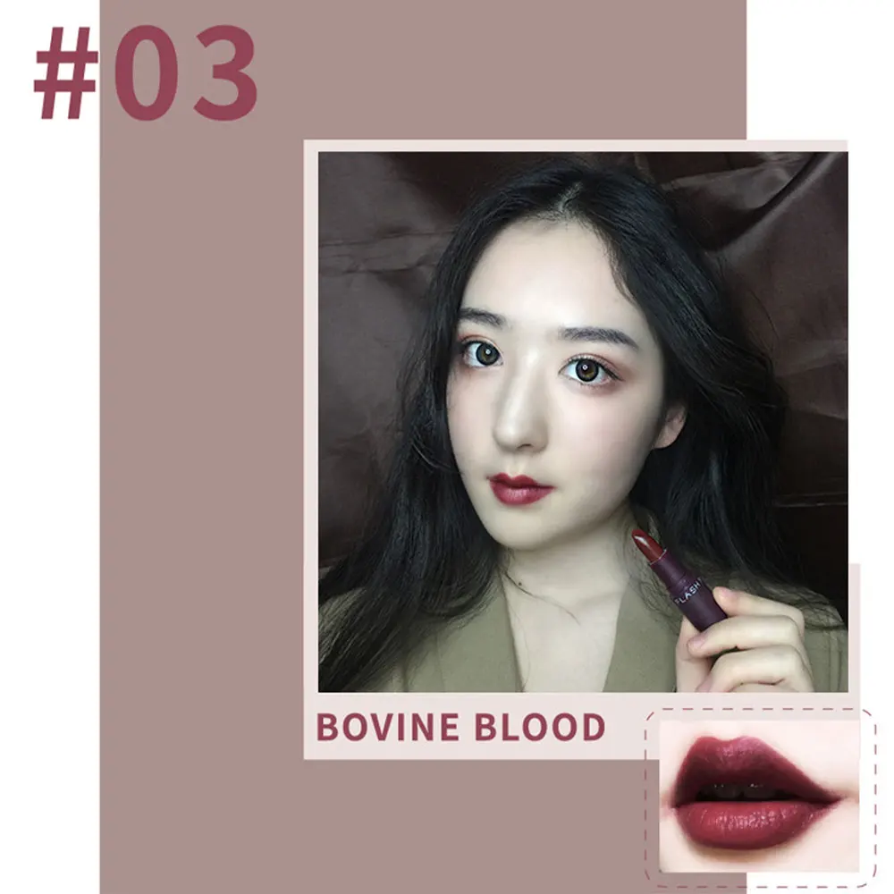 5PCS/Set Mini Capsule Matte Lipstick Set Velvet Waterproof Creamy Lip Tint Cosmetic Makeup Lasting Makeup