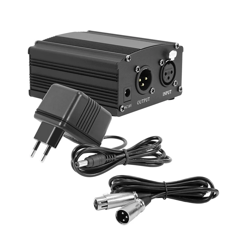 Подходит для микрофона Bm 800 48V Phantom Power конденсаторного оборудование записи музыки