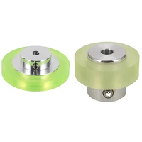 2pcs aluminum polyurethane industrial encoder wheel measuring wheel for measuring rotary encoder 200mm 300mm