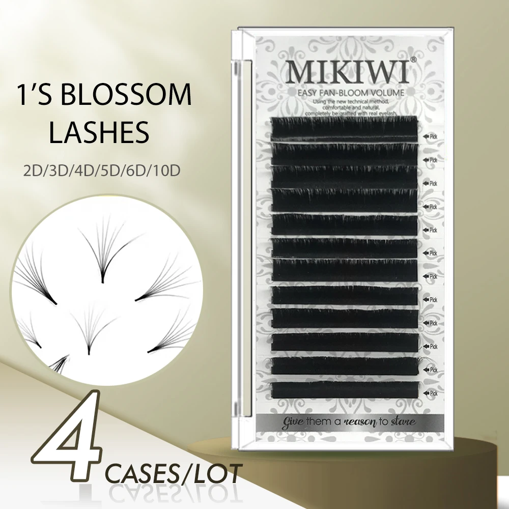 

Mikiwi 4 Чехол/лот легкие накладные ресницы искусственная норка мягкие ресницы русский объем Наращивание ресниц ресницы шелковые ресницы