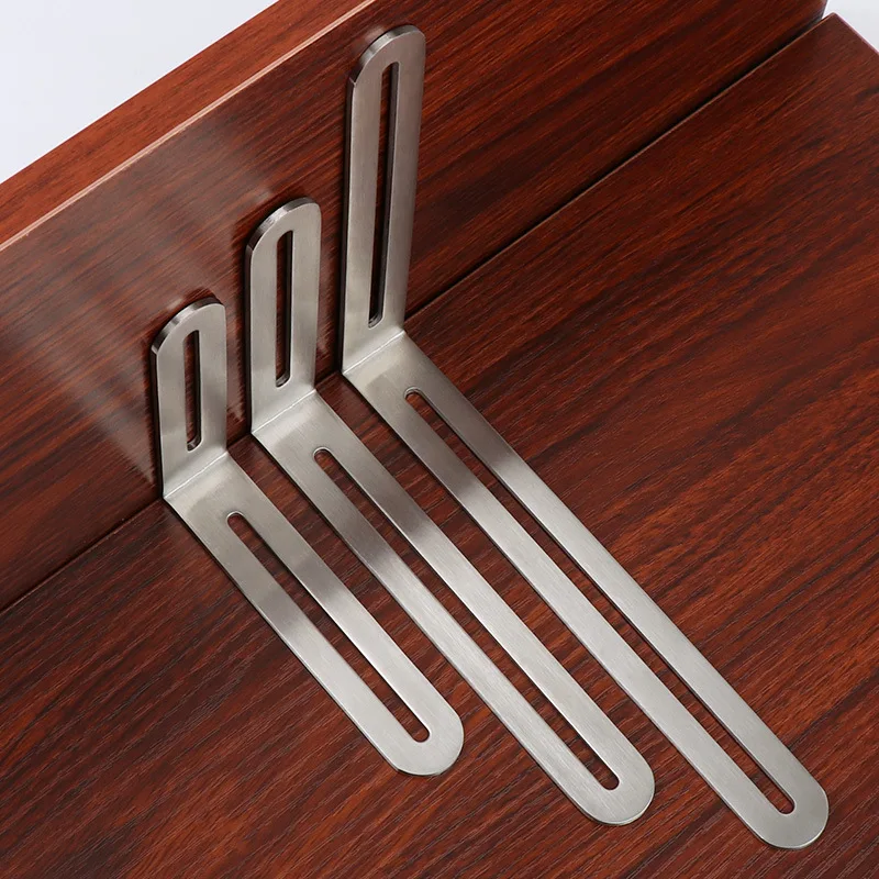 Нержавеющий стальной кронштейн для полок поддержка треугольной угловой стойки