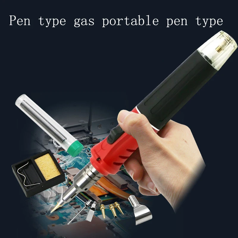 10 шт портативный набор инструментов Hs-1115k Ручка Тип Газовый паяльник электронное зажигание газовый газ от AliExpress WW