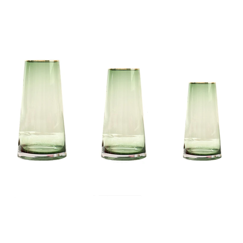 

Transparent Glass Vase Living Room Floral Decoration Creative Simple Flower Pot Nordic Planting Vase Arrangement Doniczka