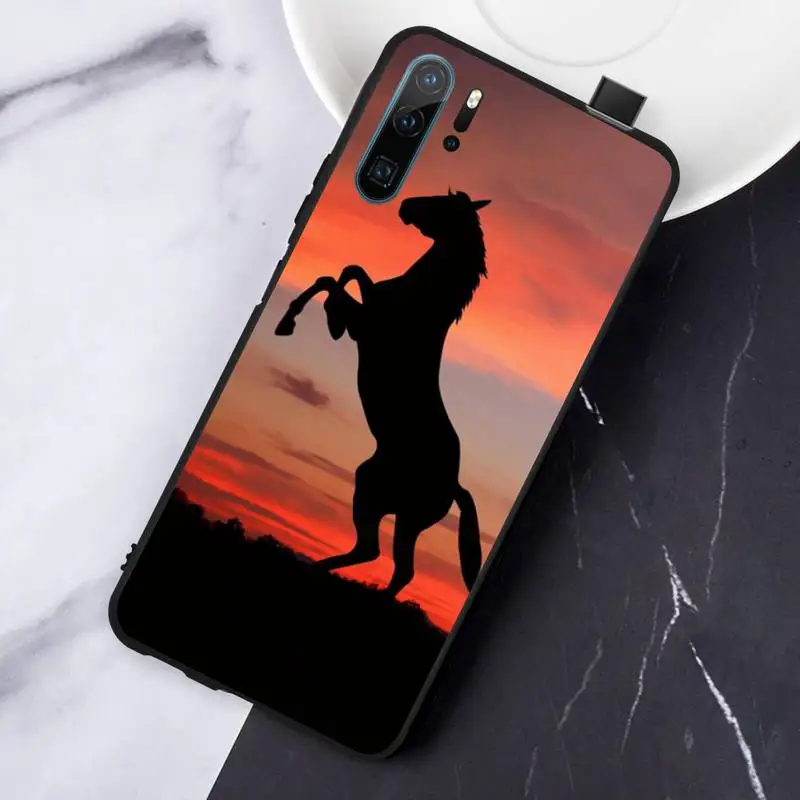 

Running horse animal pattern Phone Case For Huawei honor Mate P 10 20 30 40 Pro 10i 9 10 20 8 x Lite