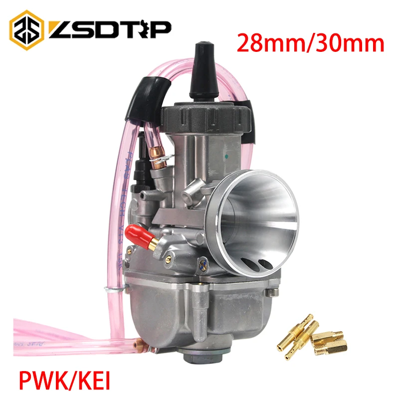 Карбюратор ZSDTRP для мотоцикла КАРБЮРАТОР 28 мм 30 Keihin PWK подходит двигателя 4T