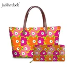 Jackherelook, модная женская сумка с маковым цветочным рисунком, большая емкость, Дамская Наплечная Сумка, женская сумка для вечеринок