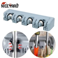niceyard magic mop holder plastic wall mounted broom holder multi functional storage holder 3 styles