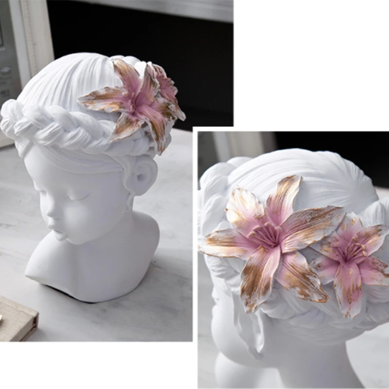 

Creative Girl Butterfly Resin Handicraft Ornaments Abstract Sculpture Modern Living Room Home Decoration Figurines